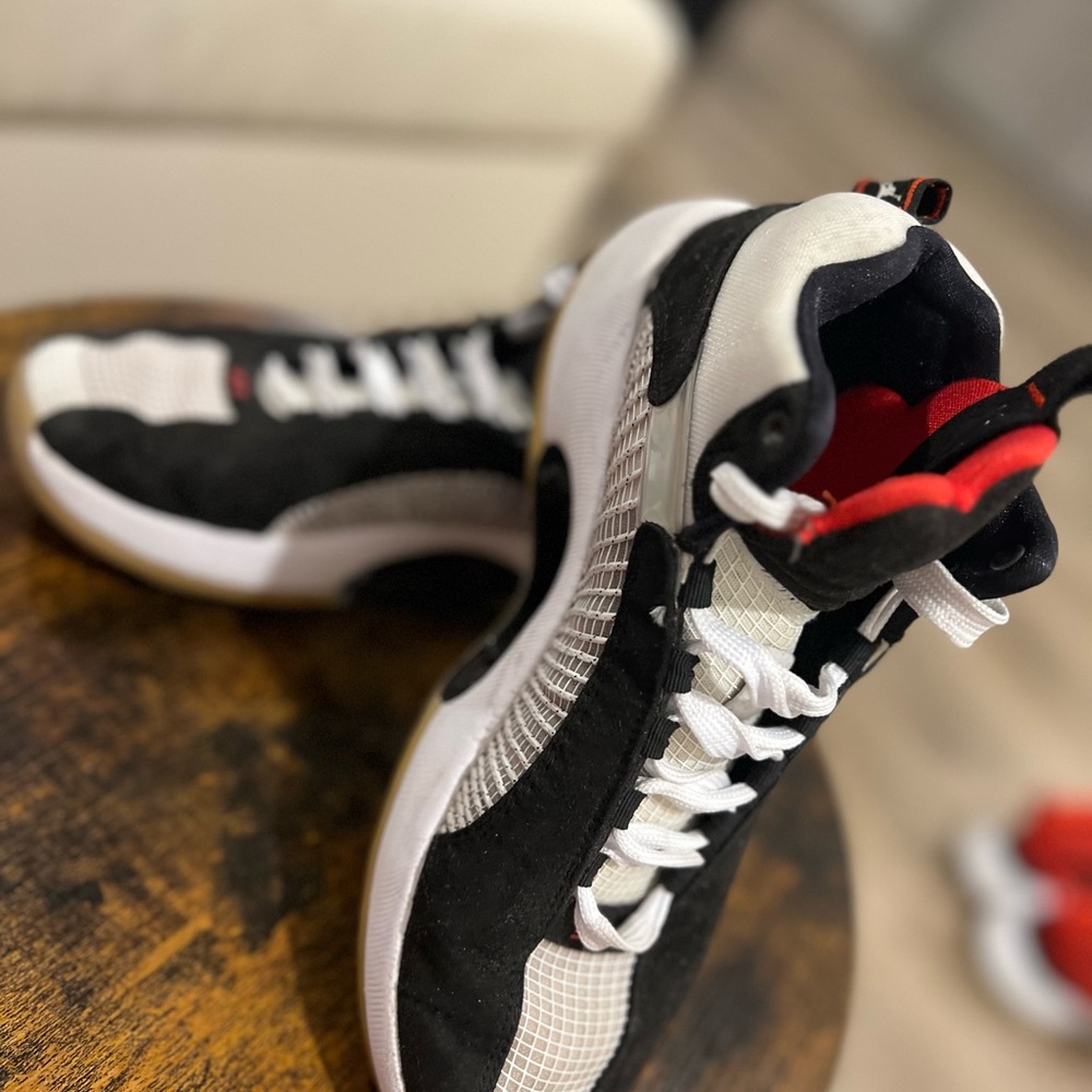 Jordan Black and White Sneakers